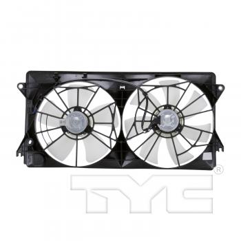2005 Toyota MR2 Spyder Dual Radiator and Condenser Fan Assembly TYC 621350 image 2 of 4