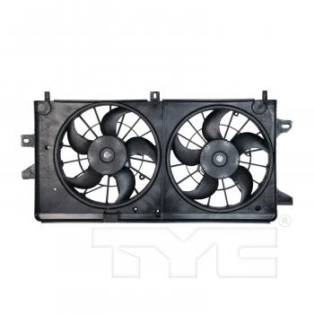 2008 Buick Allure Dual Radiator and Condenser Fan Assembly TYC 621360 image 1 of 3