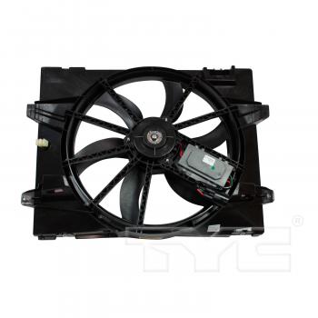 2009 Mercury Grand Marquis Dual Radiator and Condenser Fan Assembly TYC 621380CU image 1 of 3
