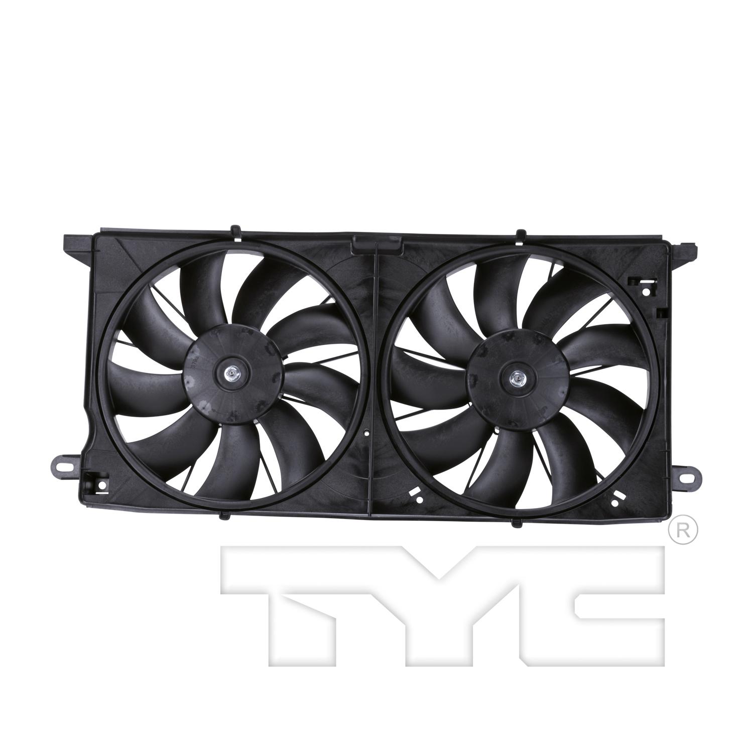 TYC 621390 - Dual Radiator and Condenser Fan Assembly TYC 621390 Dual Radiator and Condenser Fan Assembly product image 1 of 4