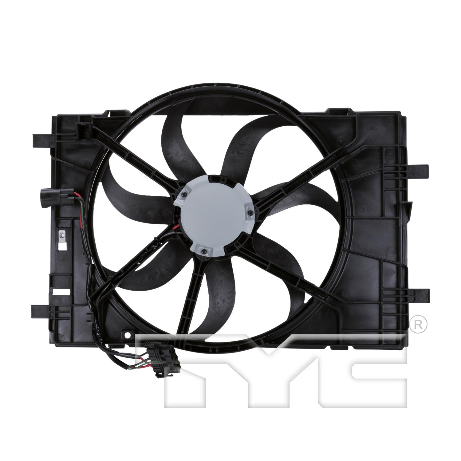TYC 621400 - Dual Radiator and Condenser Fan Assembly TYC 621400 Dual Radiator and Condenser Fan Assembly product image 2 of 3