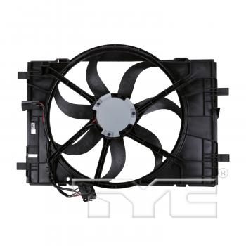 2008 Mercury Milan Dual Radiator and Condenser Fan Assembly TYC 621400 image 2 of 3
