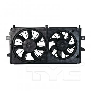 2008 Buick Allure Dual Radiator and Condenser Fan Assembly TYC 621420 image 1 of 3