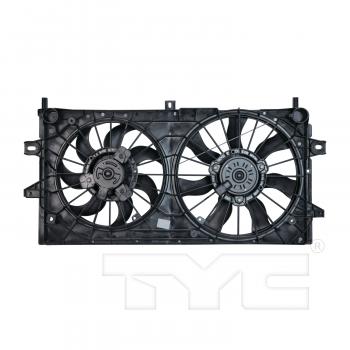 2008 Buick Allure Dual Radiator and Condenser Fan Assembly TYC 621420 image 2 of 3