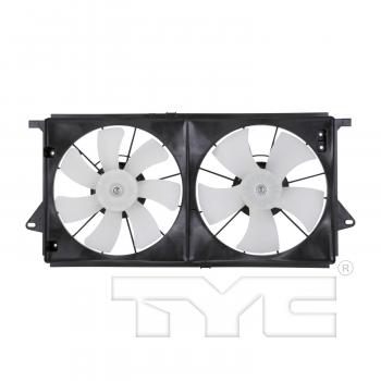 2007 Cadillac DTS Dual Radiator and Condenser Fan Assembly TYC 621440 image 1 of 4