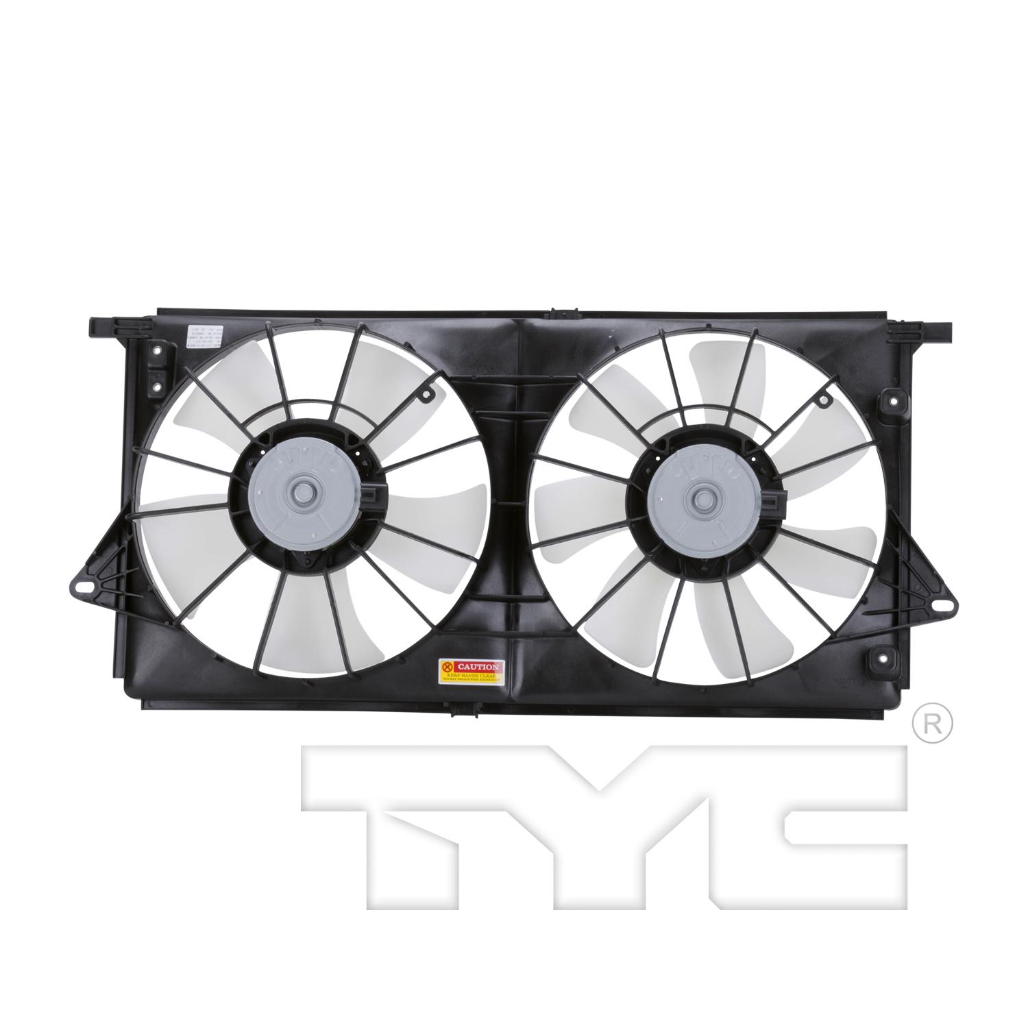 TYC 621440 - Dual Radiator and Condenser Fan Assembly TYC 621440 Dual Radiator and Condenser Fan Assembly product image 2 of 4