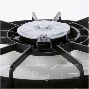 2007 Cadillac DTS Dual Radiator and Condenser Fan Assembly TYC 621440 image 4 of 4