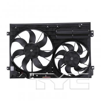 2015 Audi TT Quattro Dual Radiator and Condenser Fan Assembly