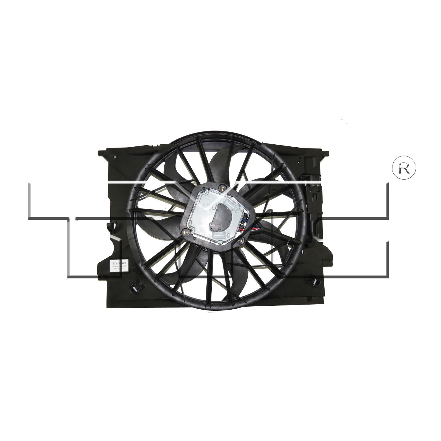 TYC 621510 Dual Radiator and Condenser Fan Assembly product image 1 of 5