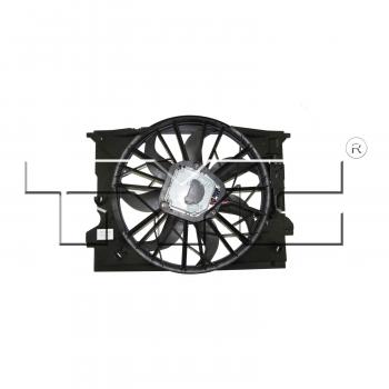 2006 Mercedes-Benz CLS55 AMG Dual Radiator and Condenser Fan Assembly TYC 621510 image 1 of 4