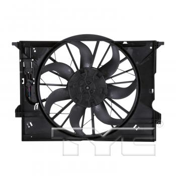 2006 Mercedes-Benz CLS55 AMG Dual Radiator and Condenser Fan Assembly TYC 621510 image 2 of 4