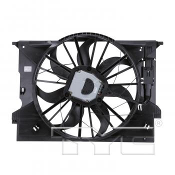2006 Mercedes-Benz CLS55 AMG Dual Radiator and Condenser Fan Assembly TYC 621510 image 3 of 4