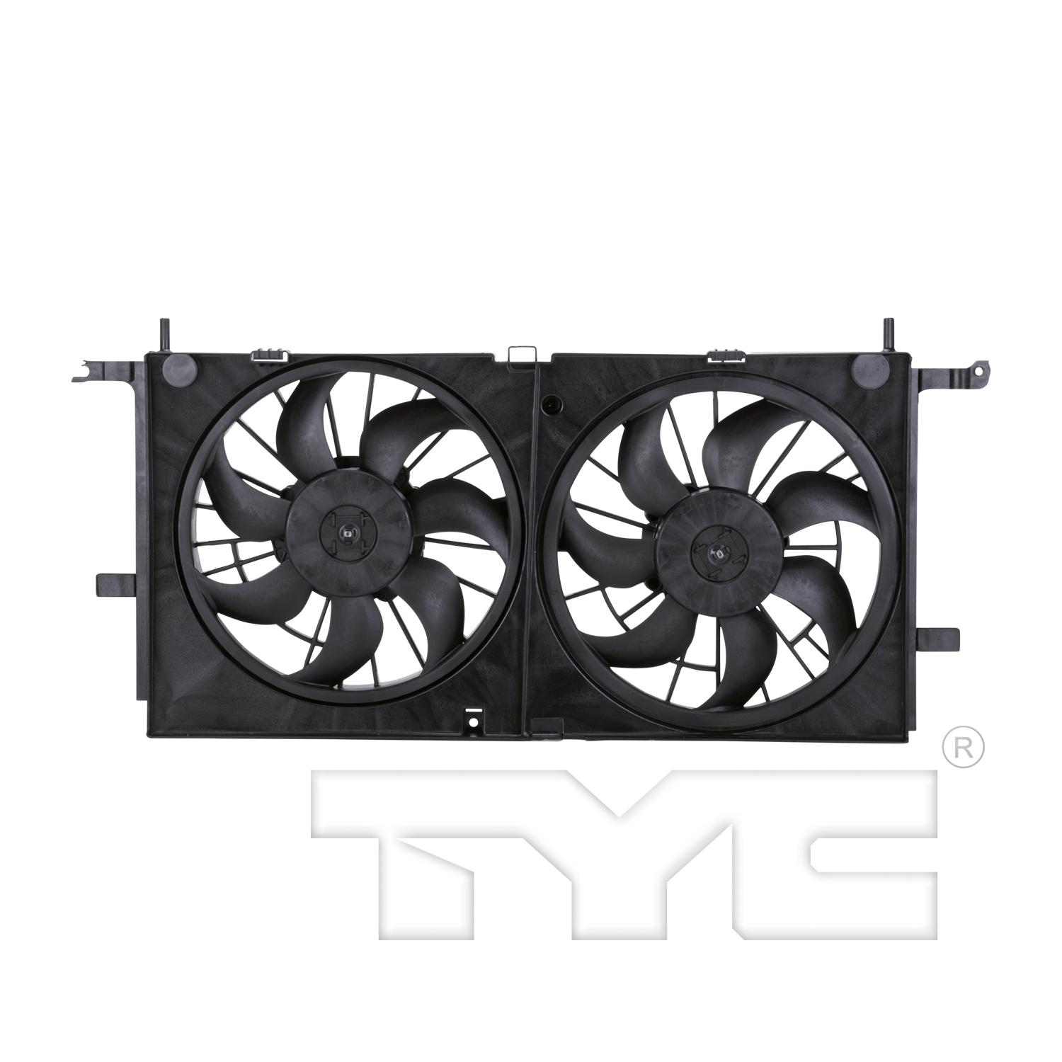 TYC 621530 - Dual Radiator and Condenser Fan Assembly TYC 621530 Dual Radiator and Condenser Fan Assembly product image 1 of 3