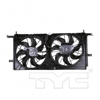 2005 Saturn Relay Dual Radiator and Condenser Fan Assembly TYC 621530 image 2 of 3