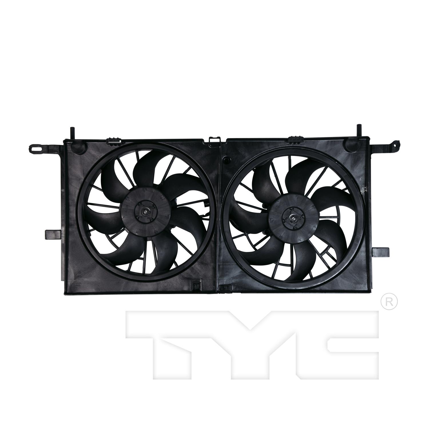 TYC 621540 - Dual Radiator and Condenser Fan Assembly TYC 621540 Dual Radiator and Condenser Fan Assembly product image 1 of 3