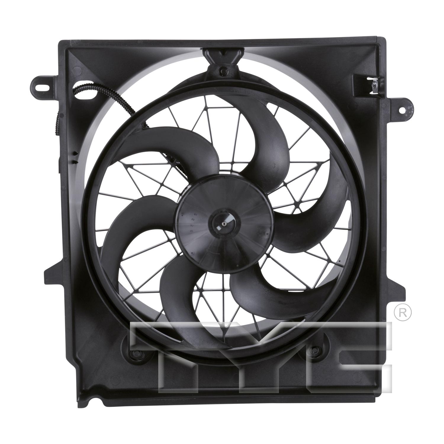 TYC 621550 - Dual Radiator and Condenser Fan Assembly TYC 621550 Dual Radiator and Condenser Fan Assembly product image 1 of 3