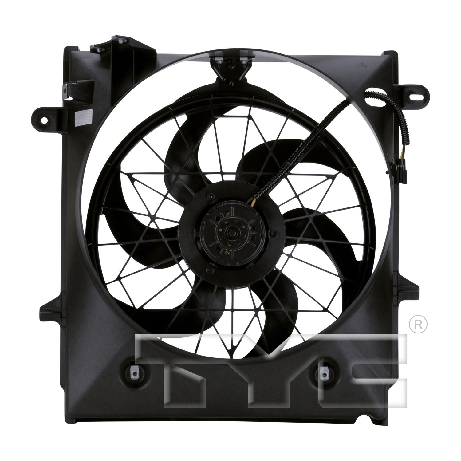 TYC 621550 - Dual Radiator and Condenser Fan Assembly TYC 621550 Dual Radiator and Condenser Fan Assembly product image 2 of 3
