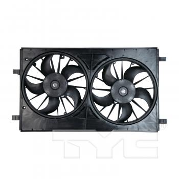 2015 Jeep Compass Dual Radiator and Condenser Fan Assembly TYC 621570 image 1 of 3