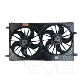 2015 Jeep Compass Dual Radiator and Condenser Fan Assembly TYC 621570 image 2 of 3
