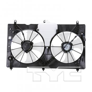 2007 Honda Accord Dual Radiator and Condenser Fan Assembly TYC 621580 image 2 of 4
