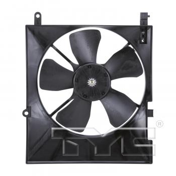 2007 Chevrolet Aveo Dual Radiator and Condenser Fan Assembly TYC 621590 image 1 of 3