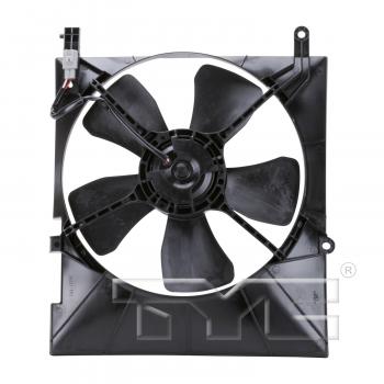 2007 Chevrolet Aveo Dual Radiator and Condenser Fan Assembly TYC 621590 image 2 of 3