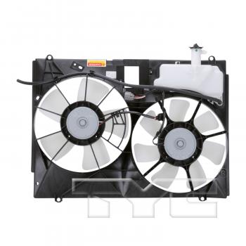 TYC 621600 Dual Radiator and Condenser Fan Assembly product image 2 of 4