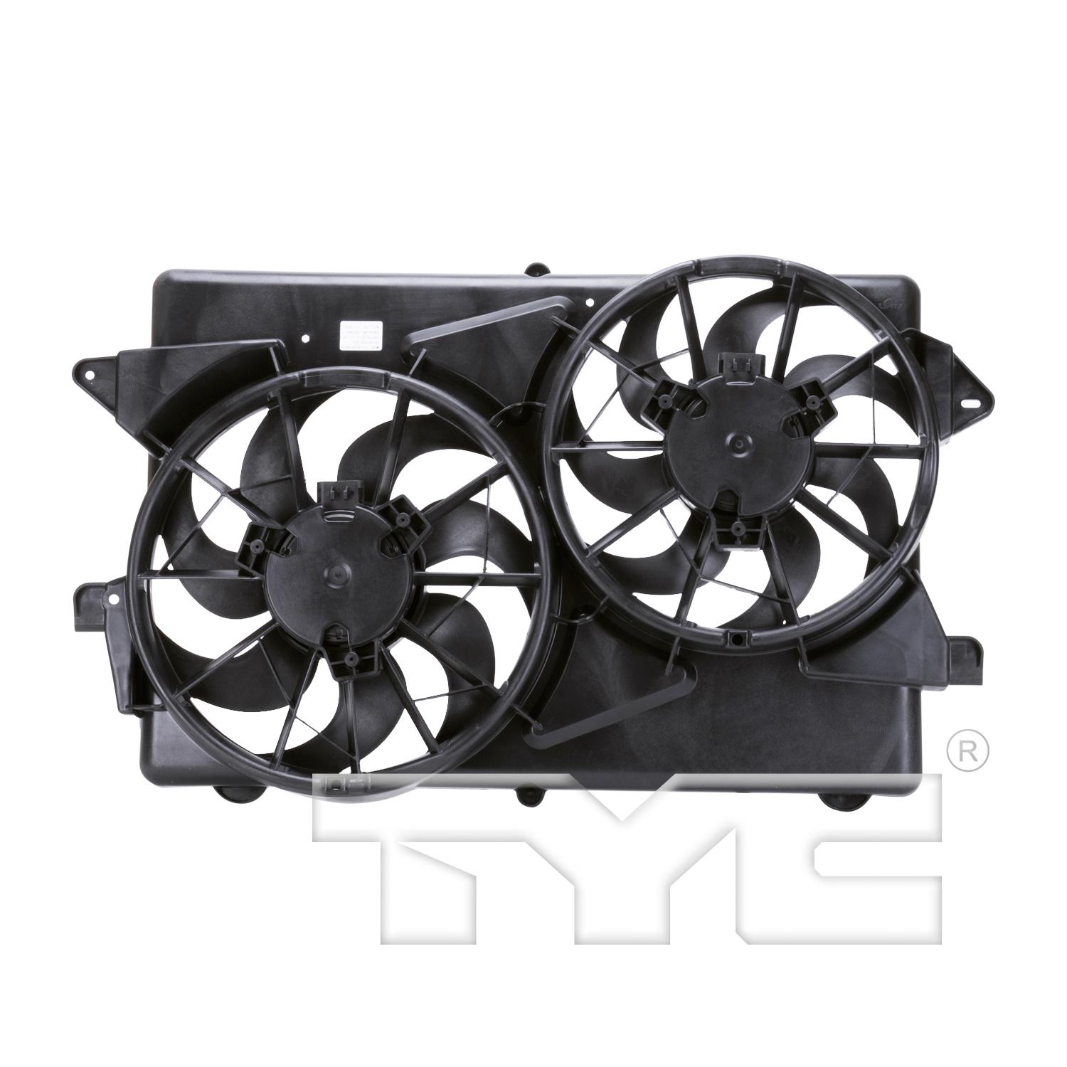 TYC 621610 - Dual Radiator and Condenser Fan Assembly TYC 621610 Dual Radiator and Condenser Fan Assembly product image 2 of 4