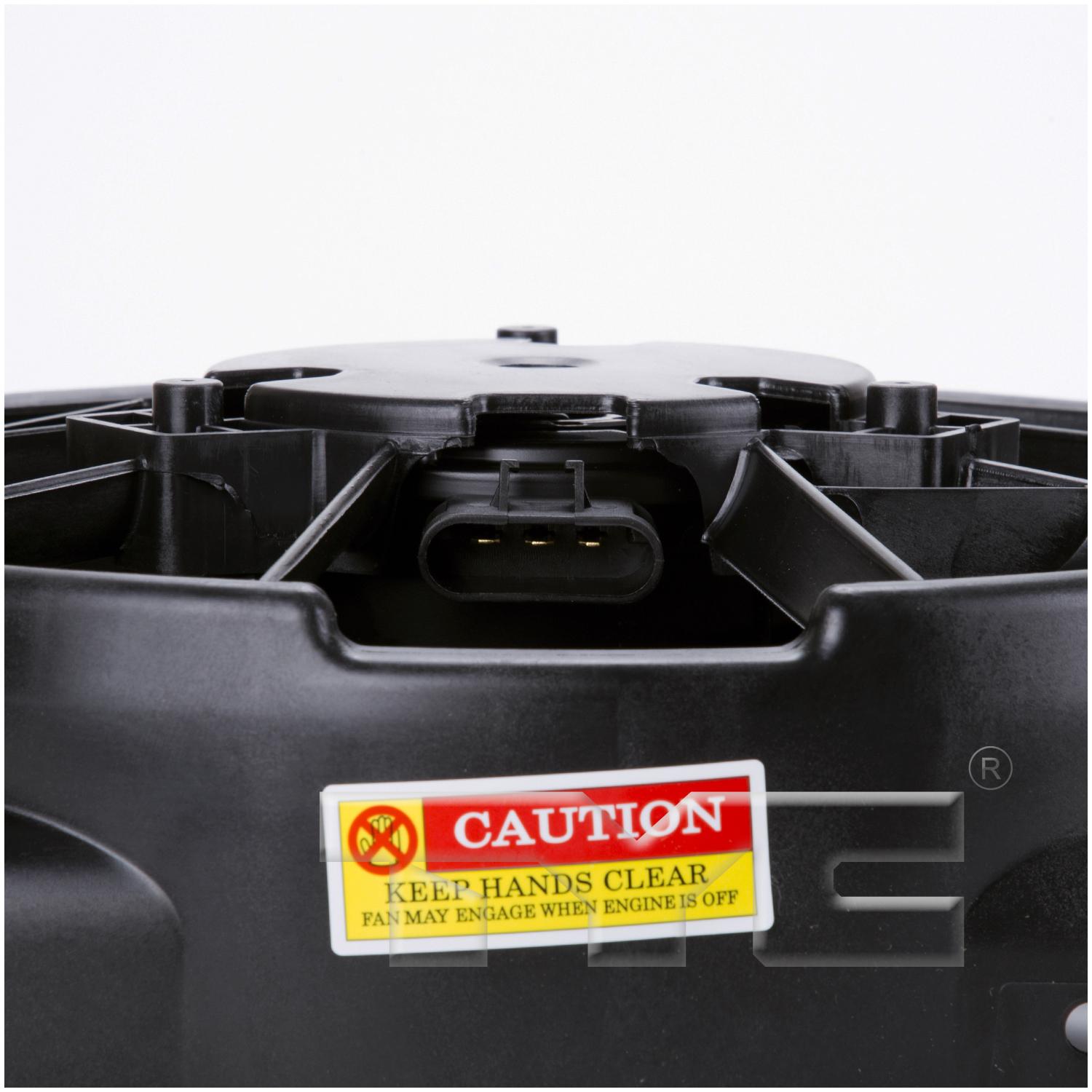 TYC 621610 - Dual Radiator and Condenser Fan Assembly TYC 621610 Dual Radiator and Condenser Fan Assembly product image 3 of 4