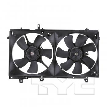 2005 Subaru Forester Dual Radiator and Condenser Fan Assembly TYC 621630 image 1 of 4