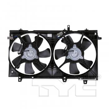 2005 Subaru Forester Dual Radiator and Condenser Fan Assembly TYC 621630 image 2 of 4