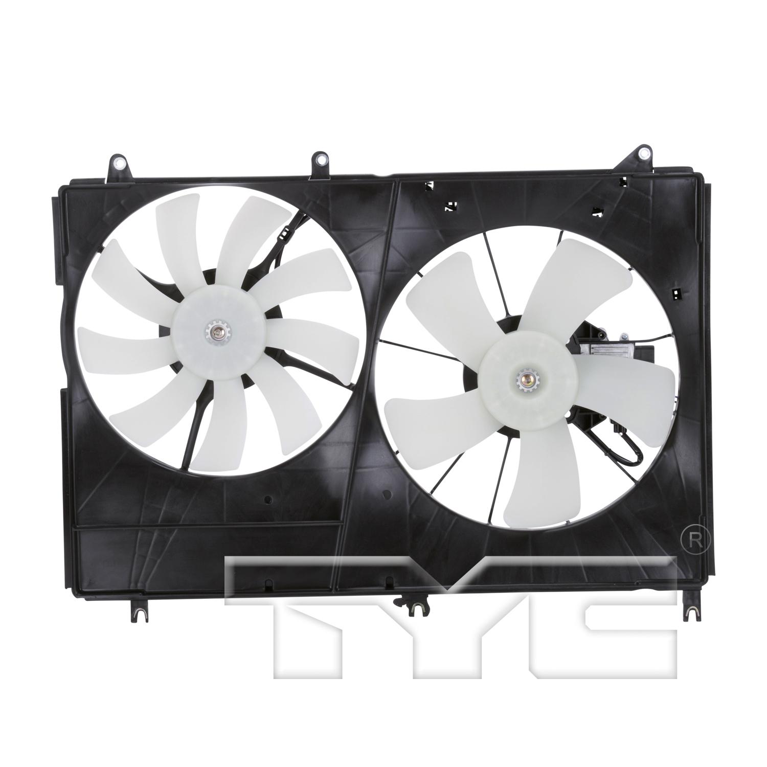 TYC 621640 - Dual Radiator and Condenser Fan Assembly TYC 621640 Dual Radiator and Condenser Fan Assembly product image 1 of 3