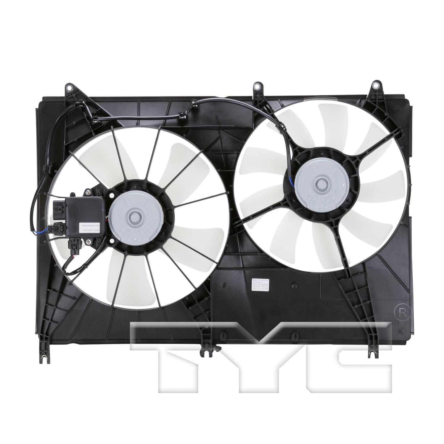 TYC 621640 - Dual Radiator and Condenser Fan Assembly TYC 621640 Dual Radiator and Condenser Fan Assembly product image 2 of 3