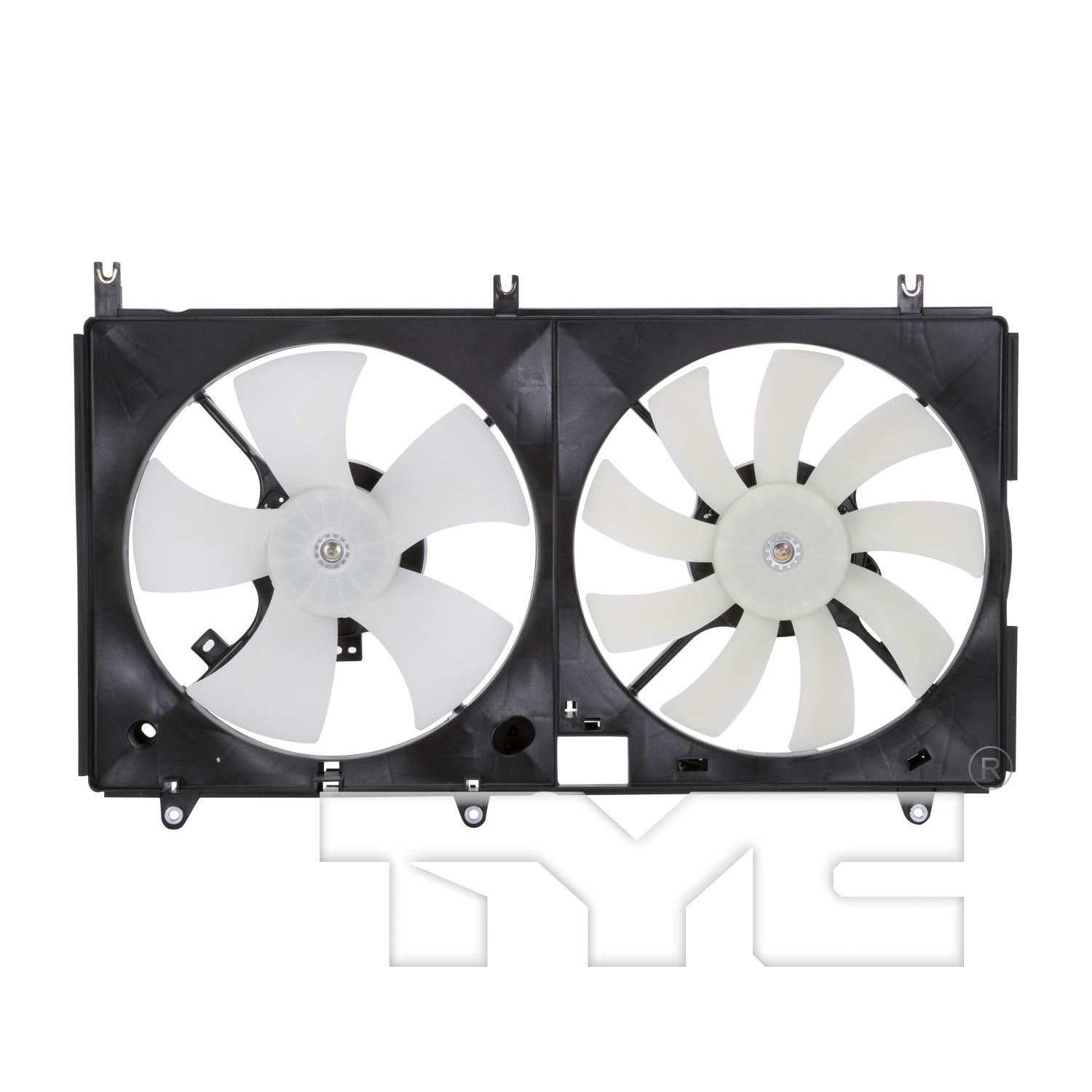 TYC 621650 - Dual Radiator and Condenser Fan Assembly TYC 621650 Dual Radiator and Condenser Fan Assembly product image 1 of 4