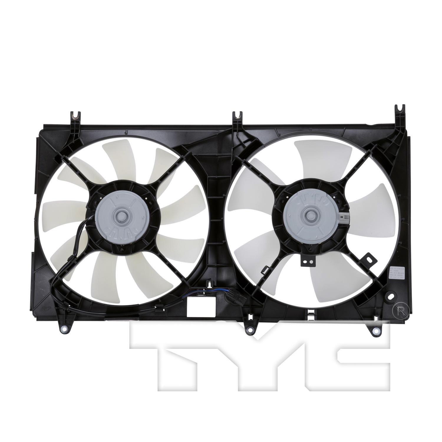 TYC 621650 - Dual Radiator and Condenser Fan Assembly TYC 621650 Dual Radiator and Condenser Fan Assembly product image 2 of 4