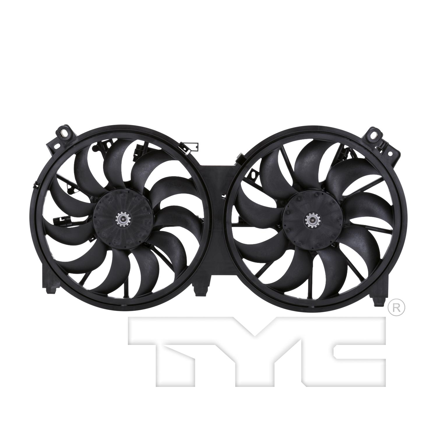 TYC 621660 - Dual Radiator and Condenser Fan Assembly TYC 621660 Dual Radiator and Condenser Fan Assembly product image 1 of 6