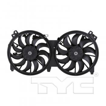 2021 Nissan Maxima Dual Radiator and Condenser Fan Assembly TYC 621660 image 1 of 4