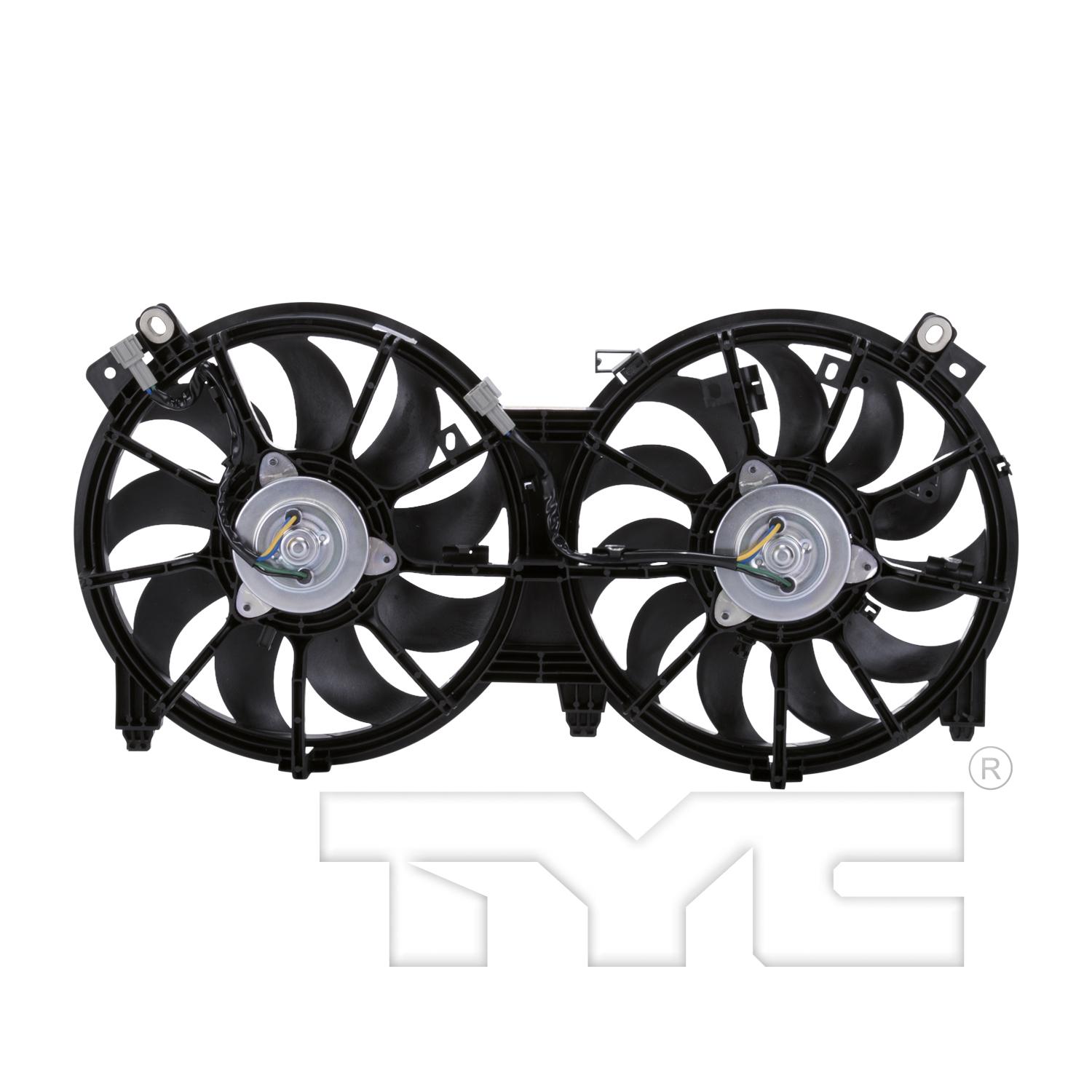 TYC 621660 - Dual Radiator and Condenser Fan Assembly TYC 621660 Dual Radiator and Condenser Fan Assembly product image 2 of 6