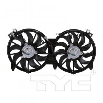 2021 Nissan Maxima Dual Radiator and Condenser Fan Assembly TYC 621660 image 2 of 4
