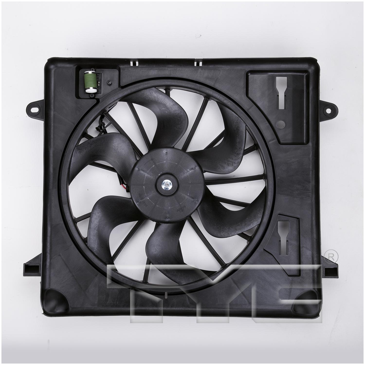 TYC 621680 - Dual Radiator and Condenser Fan Assembly TYC 621680 Dual Radiator and Condenser Fan Assembly product image 1 of 3