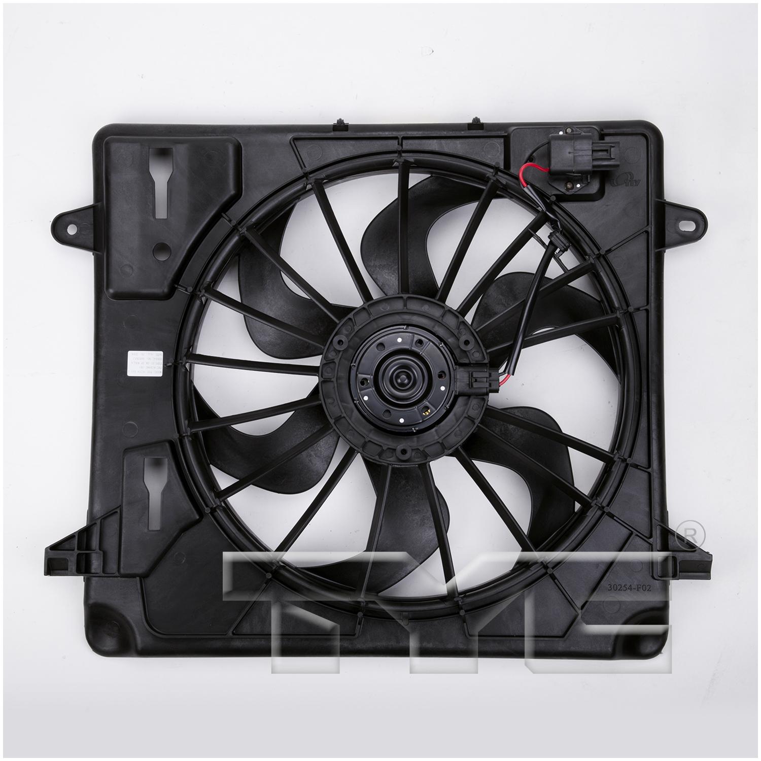 TYC 621680 - Dual Radiator and Condenser Fan Assembly TYC 621680 Dual Radiator and Condenser Fan Assembly product image 2 of 3