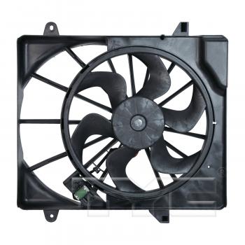 2007 Dodge Nitro Dual Radiator and Condenser Fan Assembly TYC 621690 image 1 of 3