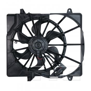 2007 Dodge Nitro Dual Radiator and Condenser Fan Assembly TYC 621690 image 2 of 3