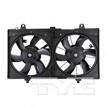 2012 Nissan Sentra Dual Radiator and Condenser Fan Assembly TYC 621770 image 1 of 4