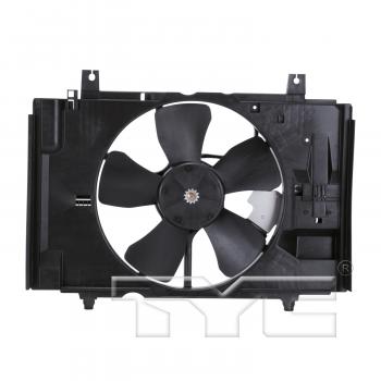 2011 Nissan Versa Dual Radiator and Condenser Fan Assembly TYC 621780 image 1 of 4