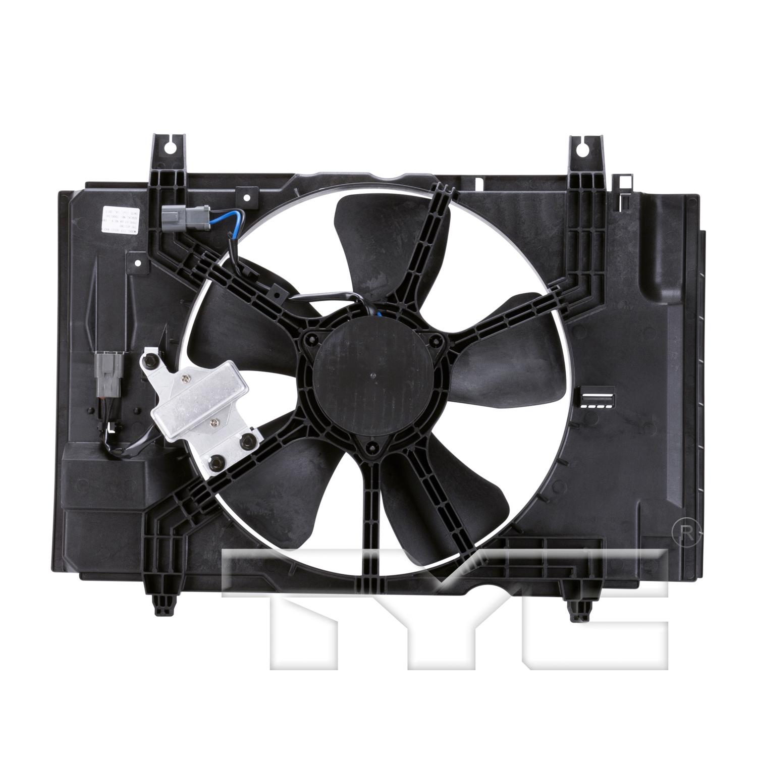TYC 621780 - Dual Radiator and Condenser Fan Assembly TYC 621780 Dual Radiator and Condenser Fan Assembly product image 2 of 6