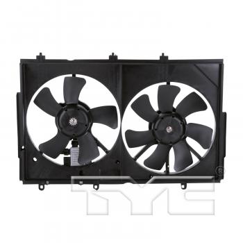 2004 Mitsubishi Outlander Dual Radiator and Condenser Fan Assembly TYC 621820 image 1 of 4