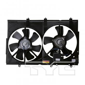 2004 Mitsubishi Outlander Dual Radiator and Condenser Fan Assembly TYC 621820 image 2 of 4