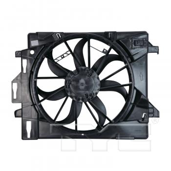 2017 Dodge Grand Caravan Dual Radiator and Condenser Fan Assembly TYC 621860 image 1 of 3