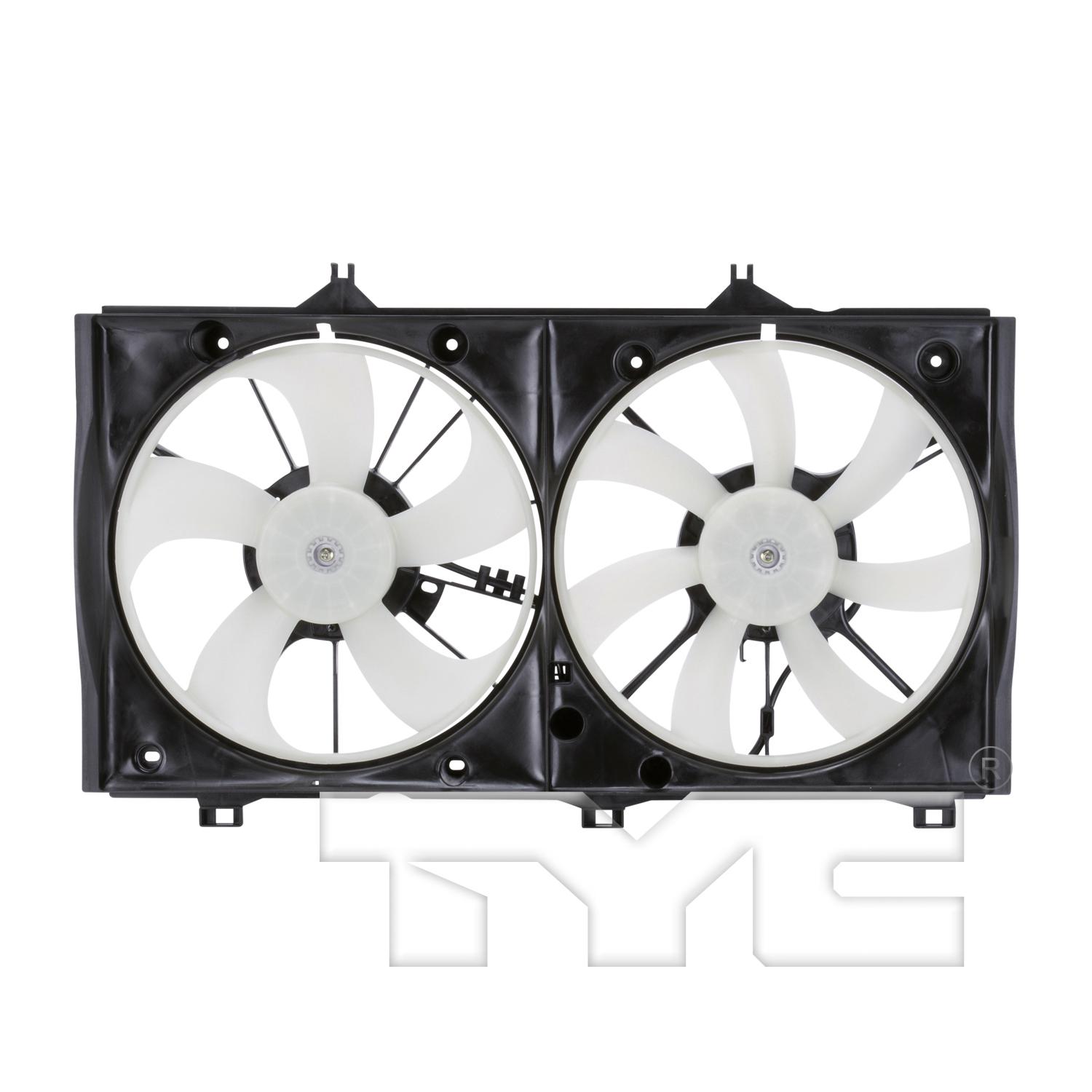 TYC 621900 - Dual Radiator and Condenser Fan Assembly TYC 621900 Dual Radiator and Condenser Fan Assembly product image 1 of 5